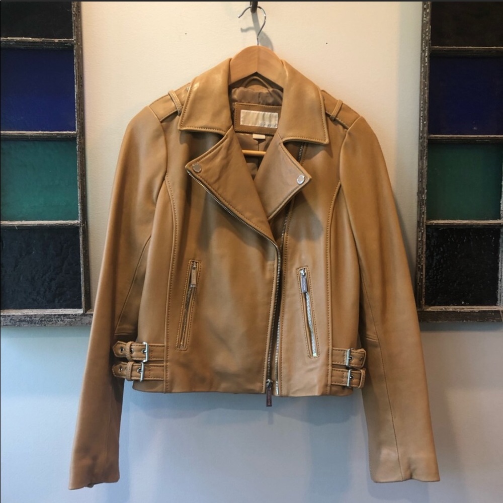 Michael Kors Leather Jacket, new without tags!!!